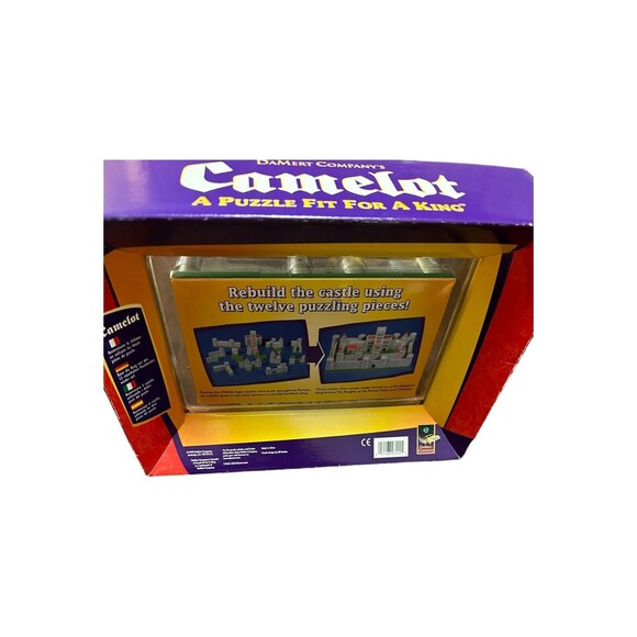 1999 Camelot Castle 3D Puzzle Fit For A King DaMert Co. Brain Teaser New - Picture 3 of 4
